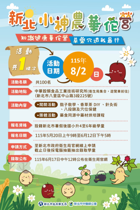 115新北小神農華陀營
